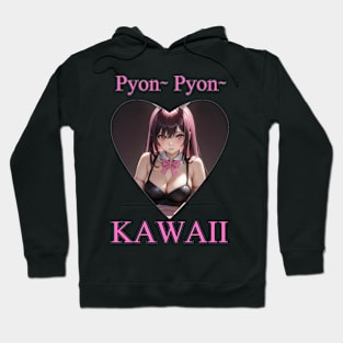 Bunny Pyon Pyon Kawaii Anime Girl Hoodie